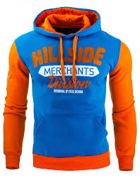 MODRÁ MIKINA HILLSIDE S KAPUCÍ